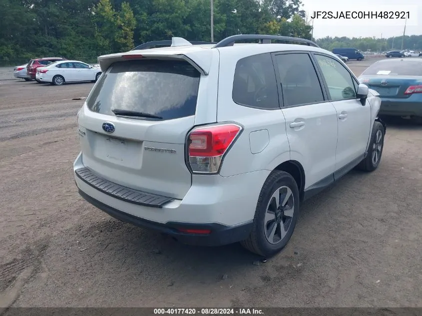 JF2SJAEC0HH482921 2017 Subaru Forester 2.5I Premium