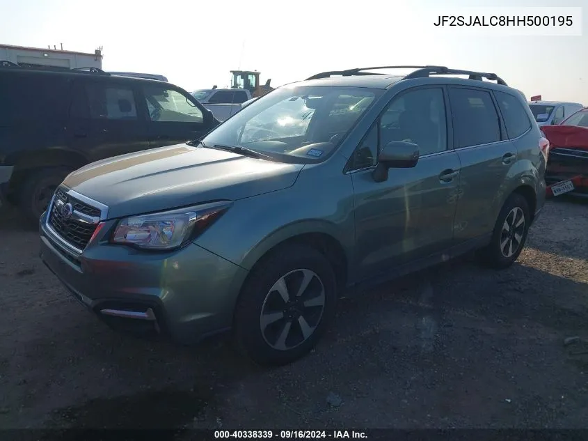 2017 Subaru Forester 2.5I Limited VIN: JF2SJALC8HH500195 Lot: 40338339