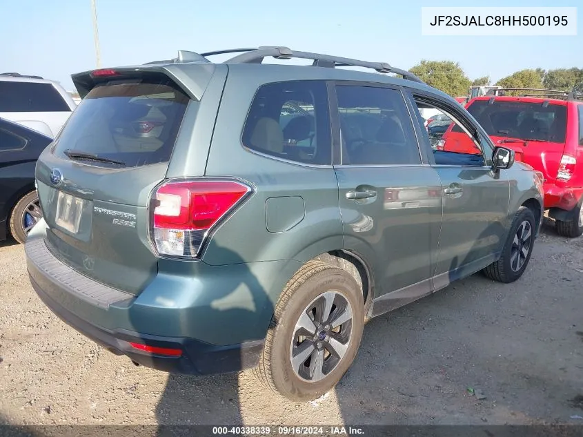 2017 Subaru Forester 2.5I Limited VIN: JF2SJALC8HH500195 Lot: 40338339