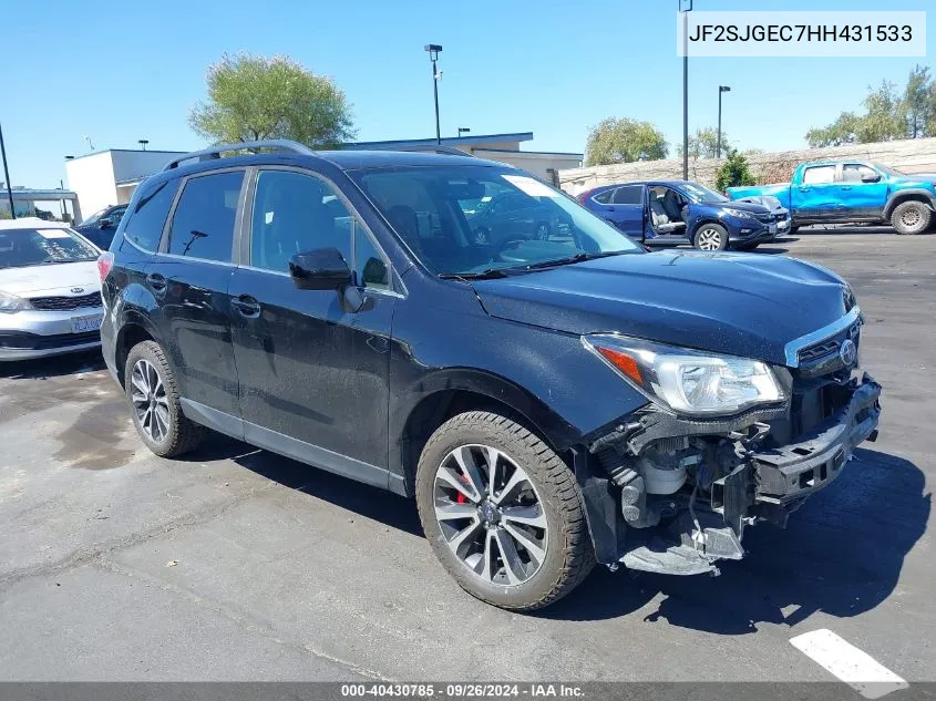 2017 Subaru Forester 2.0Xt Premium VIN: JF2SJGEC7HH431533 Lot: 40430785