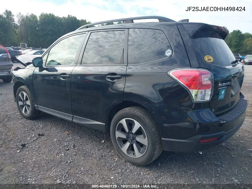 JF2SJAEC0HH498424 2017 Subaru Forester 2.5I Premium