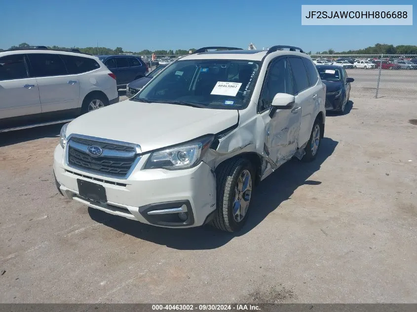 JF2SJAWC0HH806688 2017 Subaru Forester 2.5I Touring