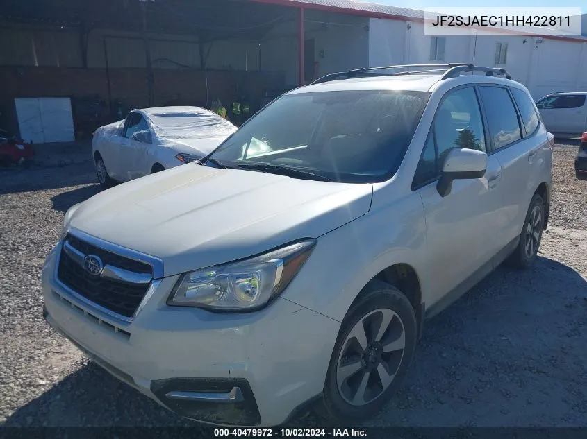 JF2SJAEC1HH422811 2017 Subaru Forester 2.5I Premium