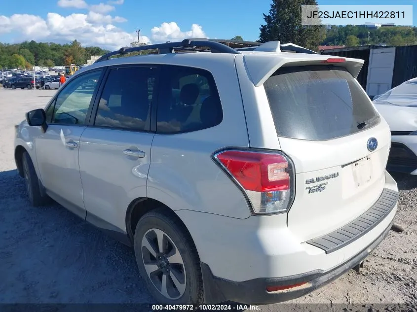 2017 Subaru Forester 2.5I Premium VIN: JF2SJAEC1HH422811 Lot: 40479972