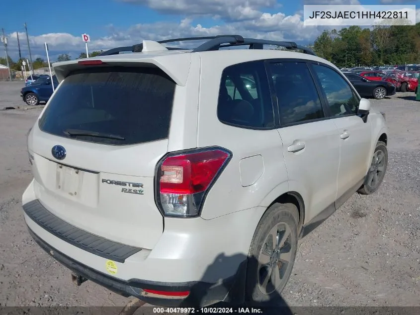 2017 Subaru Forester 2.5I Premium VIN: JF2SJAEC1HH422811 Lot: 40479972