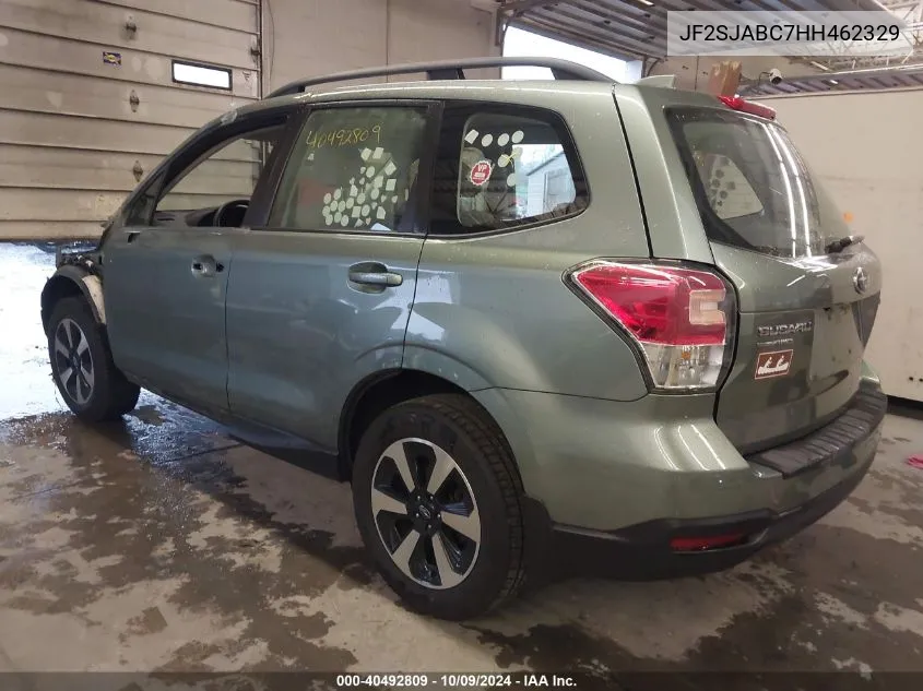 2017 Subaru Forester 2.5I VIN: JF2SJABC7HH462329 Lot: 40492809