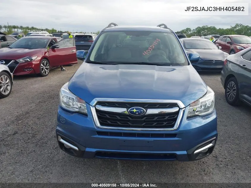 JF2SJAJC3HH405482 2017 Subaru Forester 2.5I Limited