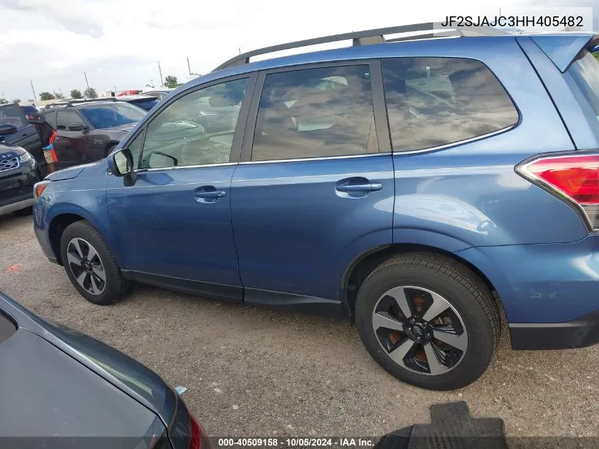 JF2SJAJC3HH405482 2017 Subaru Forester 2.5I Limited