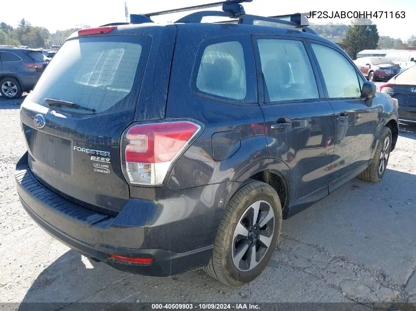 JF2SJABC0HH471163 2017 Subaru Forester 2.5I