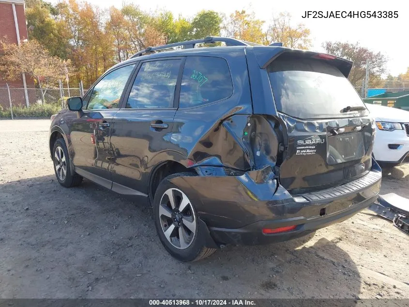 JF2SJAEC4HG543385 2017 Subaru Forester 2.5I Premium