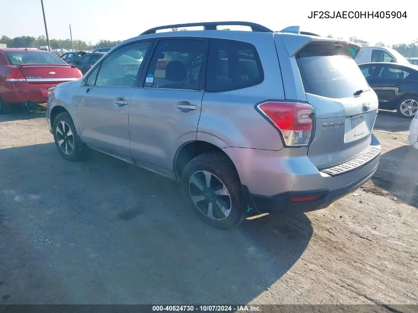 JF2SJAEC0HH405904 2017 Subaru Forester 2.5I Premium