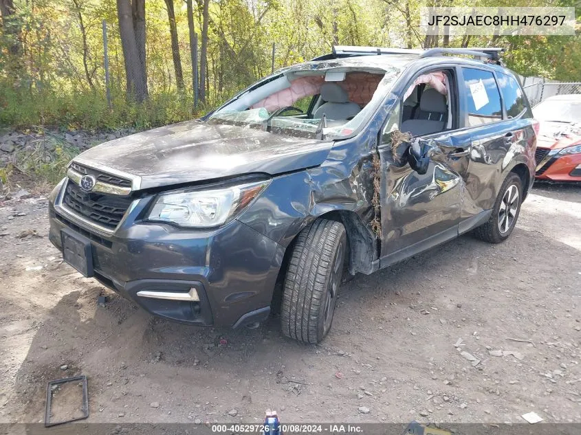 2017 Subaru Forester 2.5I Premium VIN: JF2SJAEC8HH476297 Lot: 40529726