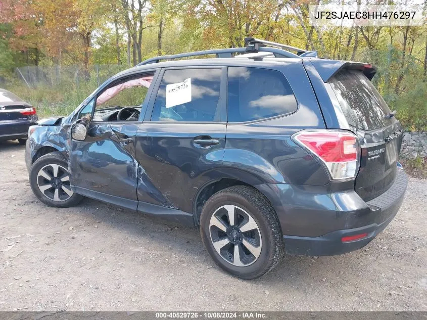 2017 Subaru Forester 2.5I Premium VIN: JF2SJAEC8HH476297 Lot: 40529726