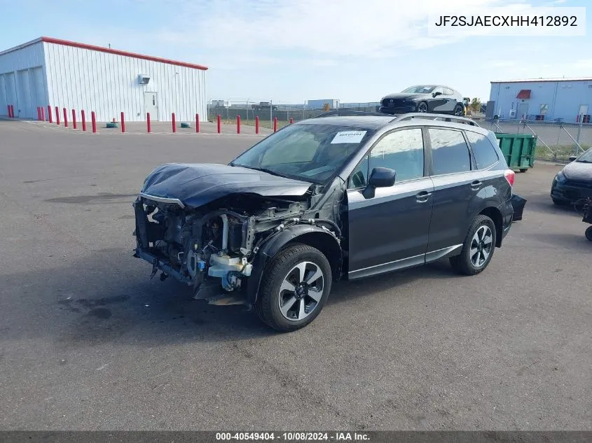 JF2SJAECXHH412892 2017 Subaru Forester 2.5I Premium