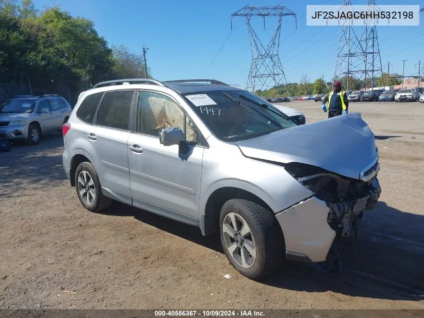 JF2SJAGC6HH532198 2017 Subaru Forester 2.5I Premium