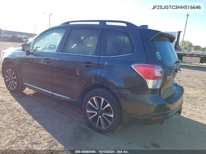 2017 Subaru Forester 2.0Xt Touring VIN: JF2SJGTC3HH516646 Lot: 40560446