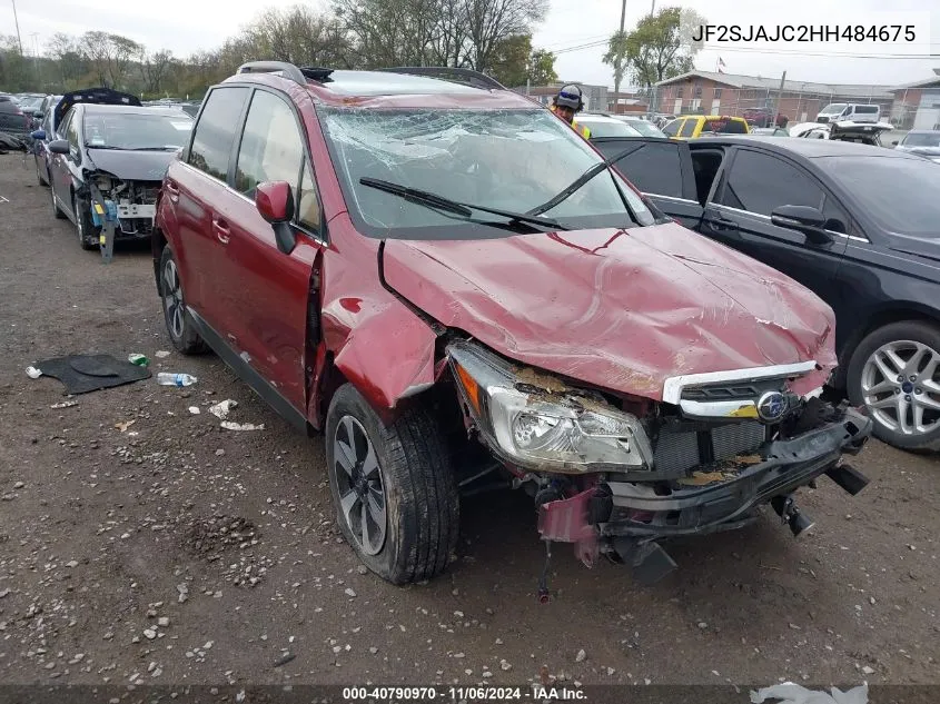 2017 Subaru Forester 2.5I Limited VIN: JF2SJAJC2HH484675 Lot: 40790970