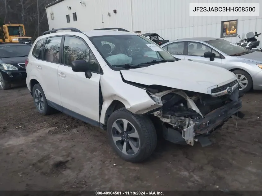 2017 Subaru Forester 2.5I VIN: JF2SJABC3HH508500 Lot: 40904501