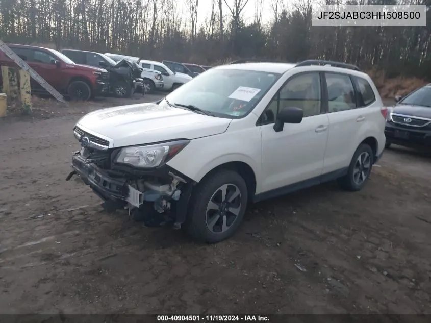 2017 Subaru Forester 2.5I VIN: JF2SJABC3HH508500 Lot: 40904501