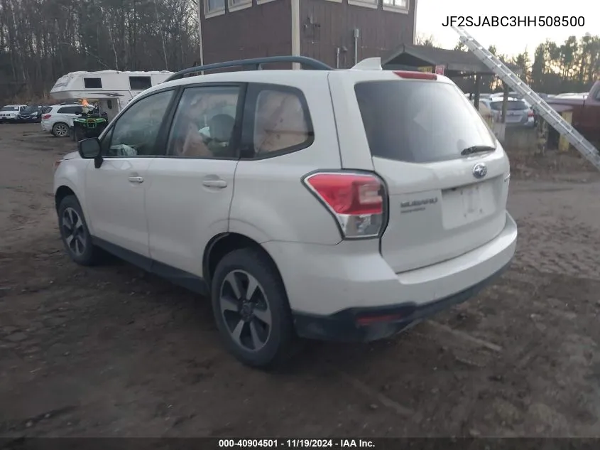 2017 Subaru Forester 2.5I VIN: JF2SJABC3HH508500 Lot: 40904501