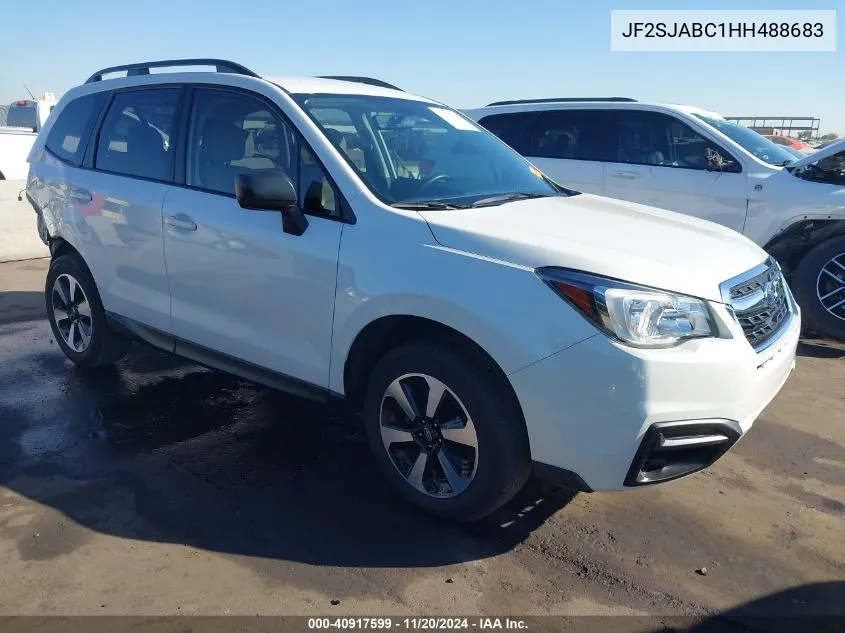 2017 Subaru Forester 2.5I VIN: JF2SJABC1HH488683 Lot: 40917599