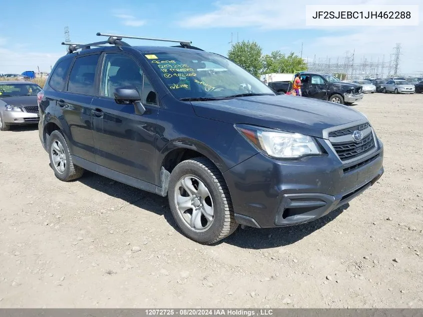 2018 Subaru Forester VIN: JF2SJEBC1JH462288 Lot: 12072725