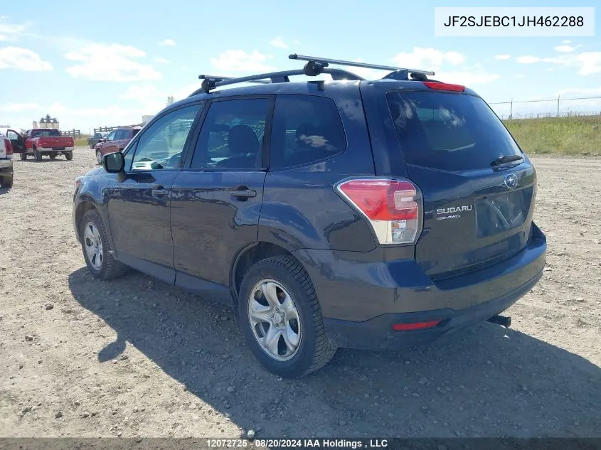 2018 Subaru Forester VIN: JF2SJEBC1JH462288 Lot: 12072725