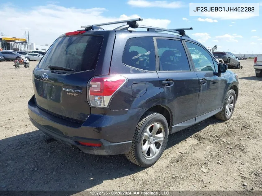 2018 Subaru Forester VIN: JF2SJEBC1JH462288 Lot: 12072725