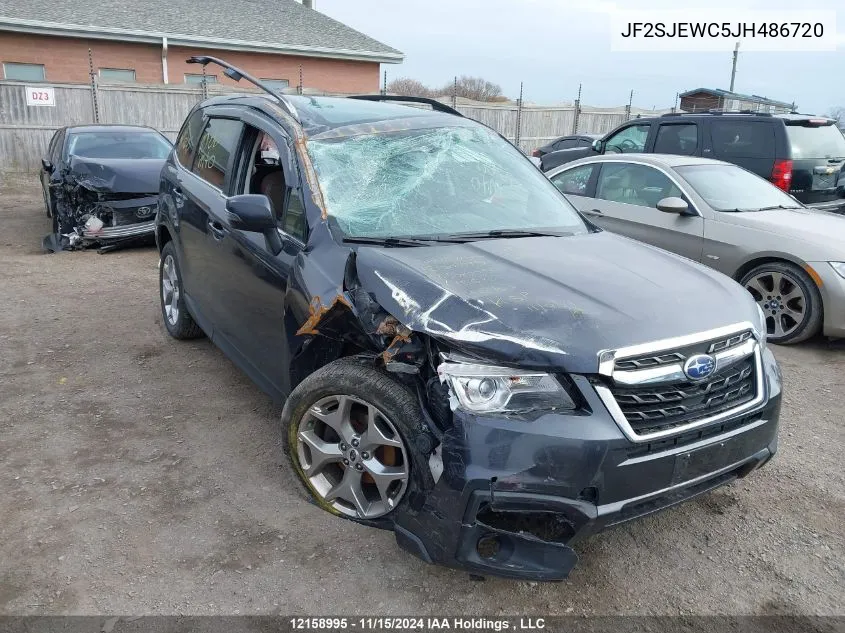 2018 Subaru Forester VIN: JF2SJEWC5JH486720 Lot: 12158995