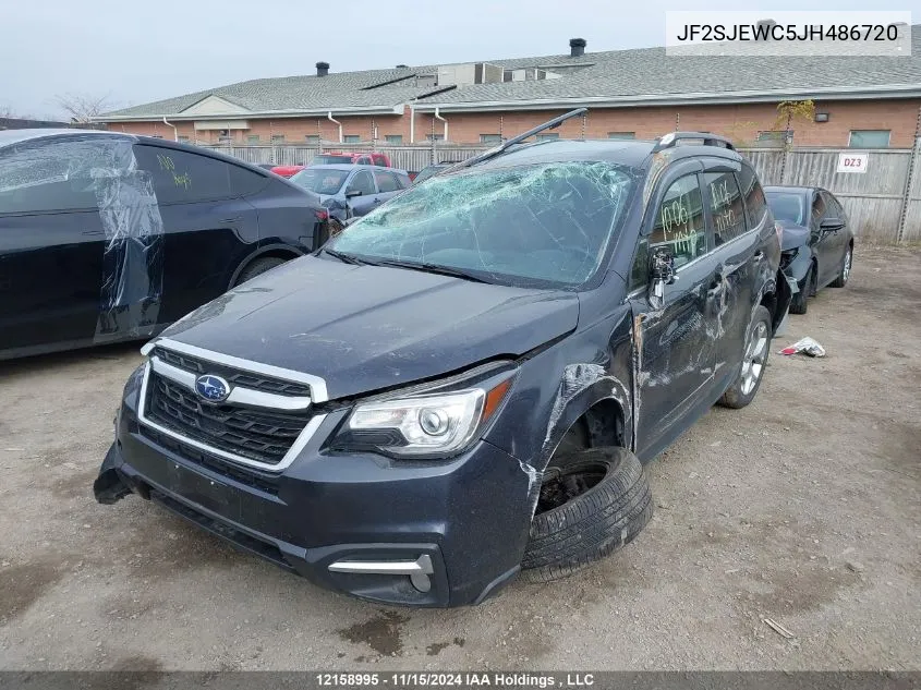 2018 Subaru Forester VIN: JF2SJEWC5JH486720 Lot: 12158995