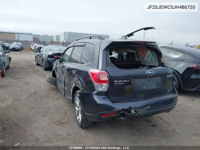 2018 Subaru Forester VIN: JF2SJEWC5JH486720 Lot: 12158995