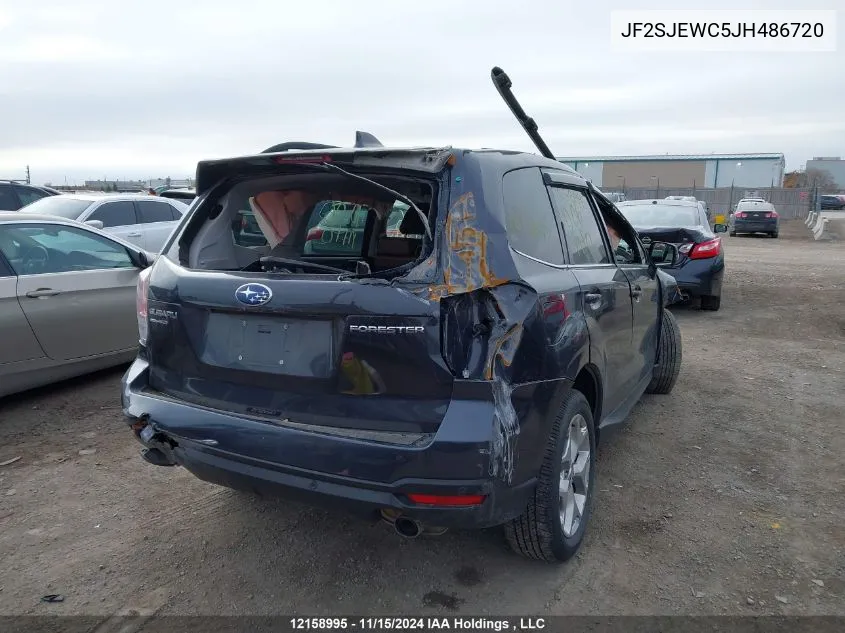 2018 Subaru Forester VIN: JF2SJEWC5JH486720 Lot: 12158995