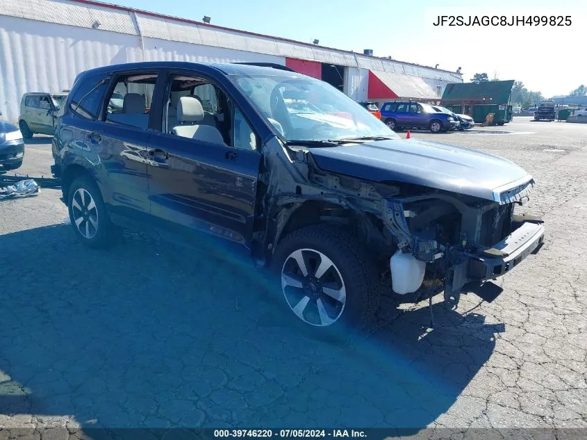 2018 Subaru Forester 2.5I Premium VIN: JF2SJAGC8JH499825 Lot: 39746220