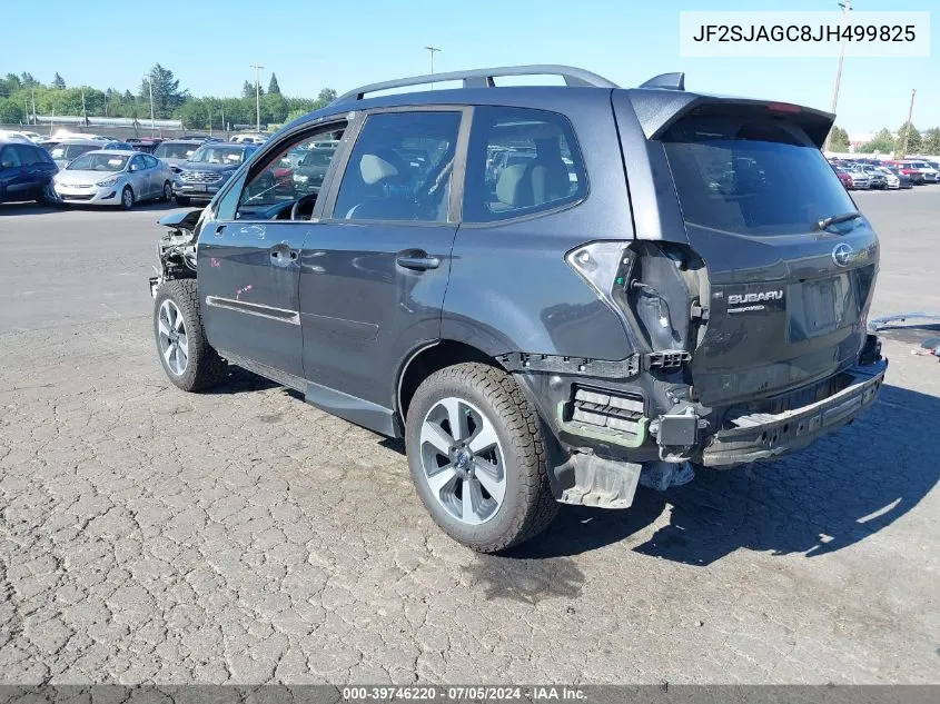 2018 Subaru Forester 2.5I Premium VIN: JF2SJAGC8JH499825 Lot: 39746220