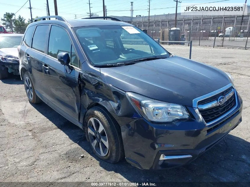 2018 Subaru Forester 2.5I Premium VIN: JF2SJAGC0JH423581 Lot: 39777612