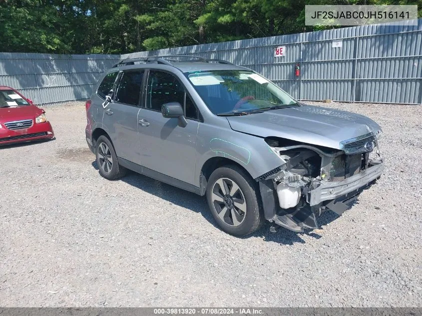 2018 Subaru Forester 2.5I VIN: JF2SJABC0JH516141 Lot: 39813920