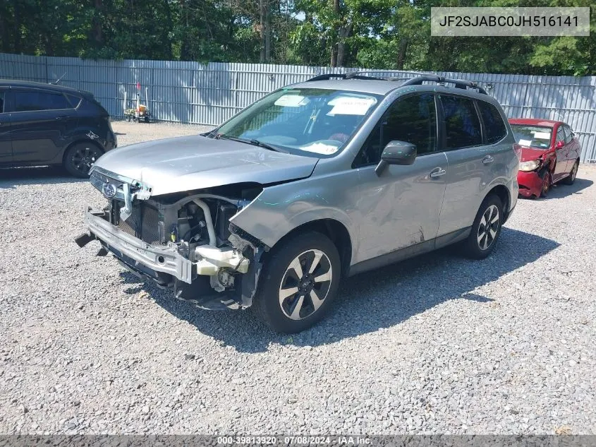 2018 Subaru Forester 2.5I VIN: JF2SJABC0JH516141 Lot: 39813920