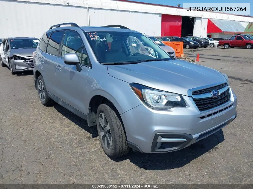 2018 Subaru Forester 2.5I Limited VIN: JF2SJARCXJH567264 Lot: 39830152