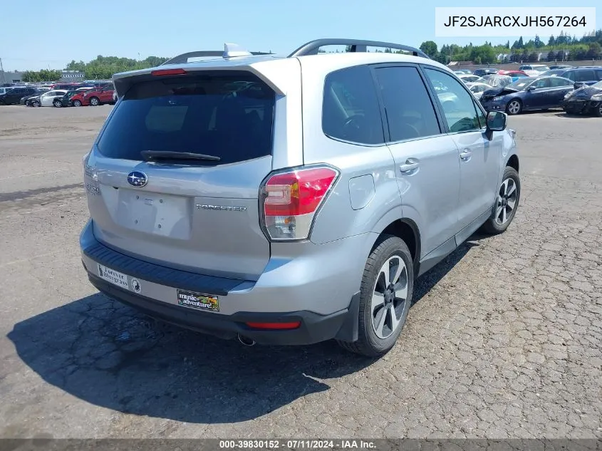 2018 Subaru Forester 2.5I Limited VIN: JF2SJARCXJH567264 Lot: 39830152