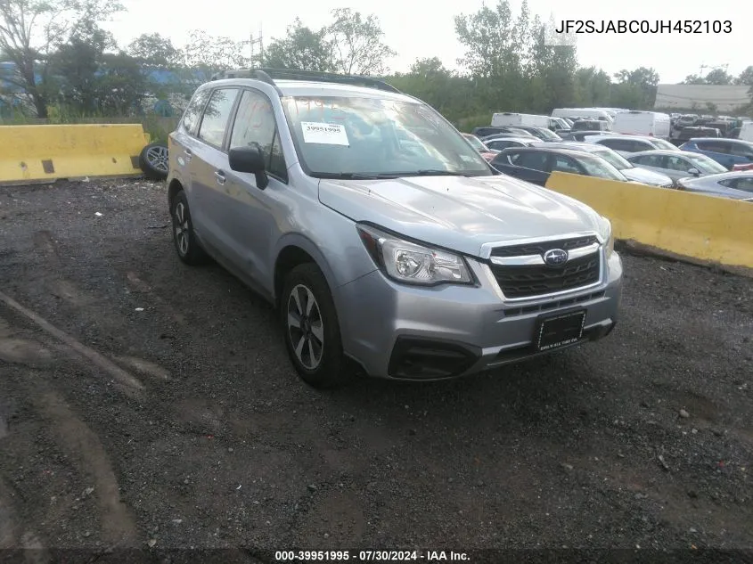 JF2SJABC0JH452103 2018 Subaru Forester 2.5I