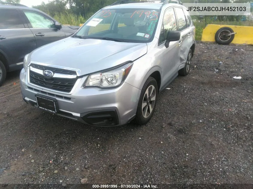 JF2SJABC0JH452103 2018 Subaru Forester 2.5I