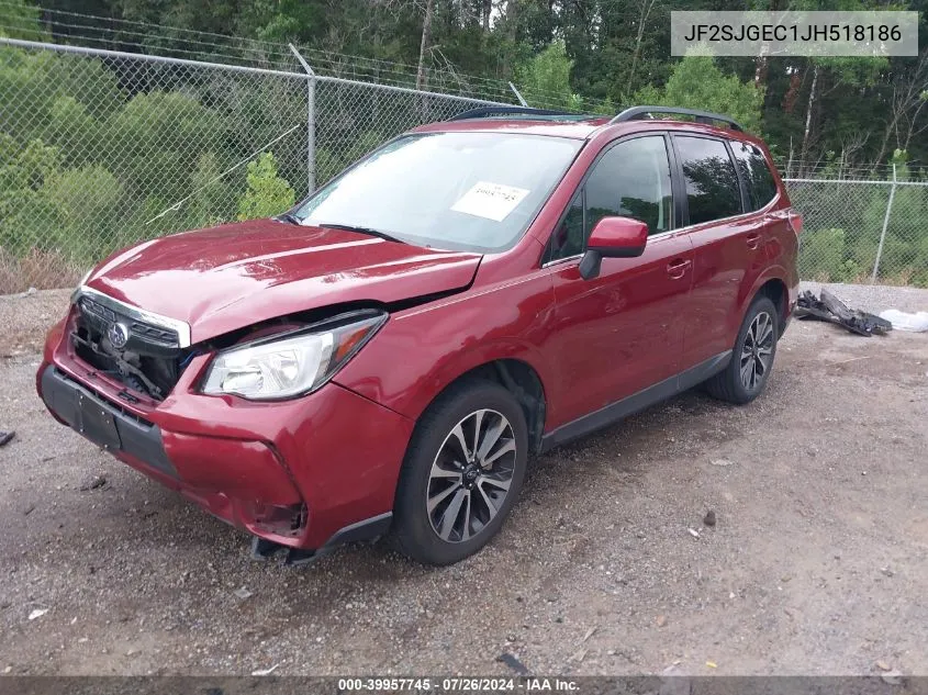 JF2SJGEC1JH518186 2018 Subaru Forester 2.0Xt Premium