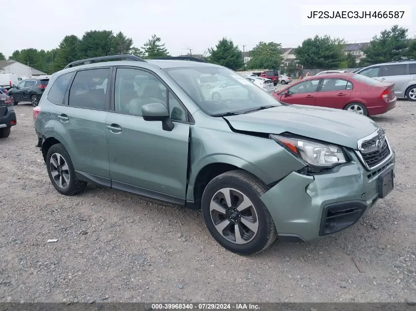 2018 Subaru Forester 2.5I Premium VIN: JF2SJAEC3JH466587 Lot: 39968340