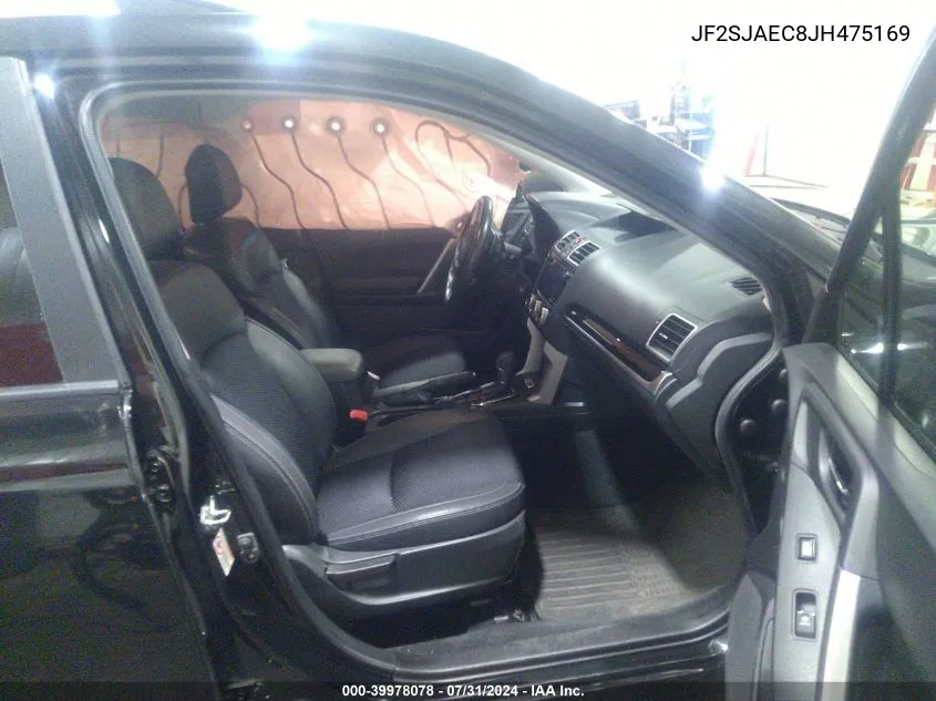 JF2SJAEC8JH475169 2018 Subaru Forester 2.5I Premium