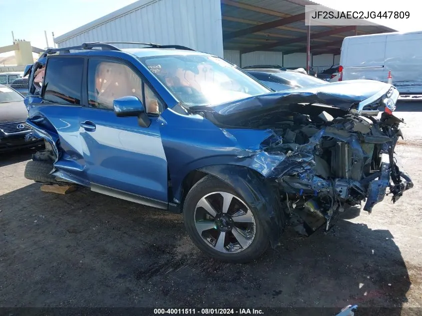 JF2SJAEC2JG447809 2018 Subaru Forester 2.5I Premium