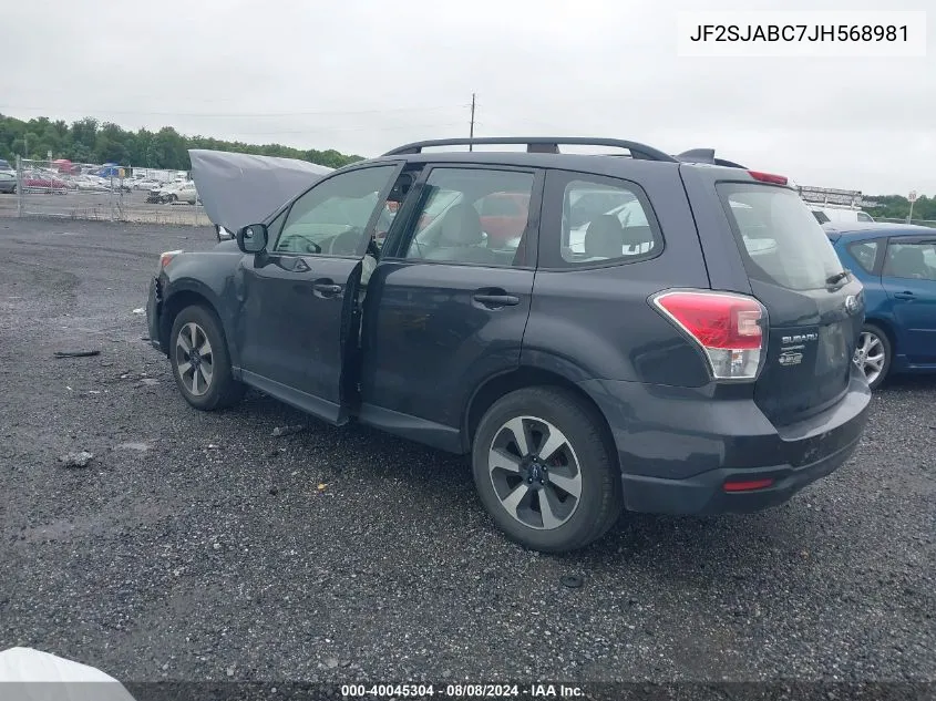 JF2SJABC7JH568981 2018 Subaru Forester 2.5I