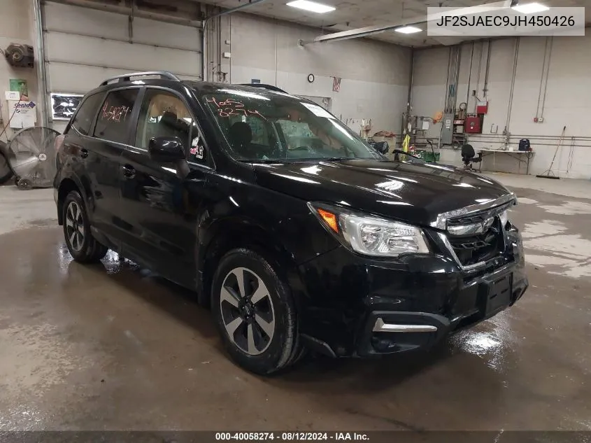 2018 Subaru Forester 2.5I Premium VIN: JF2SJAEC9JH450426 Lot: 40058274