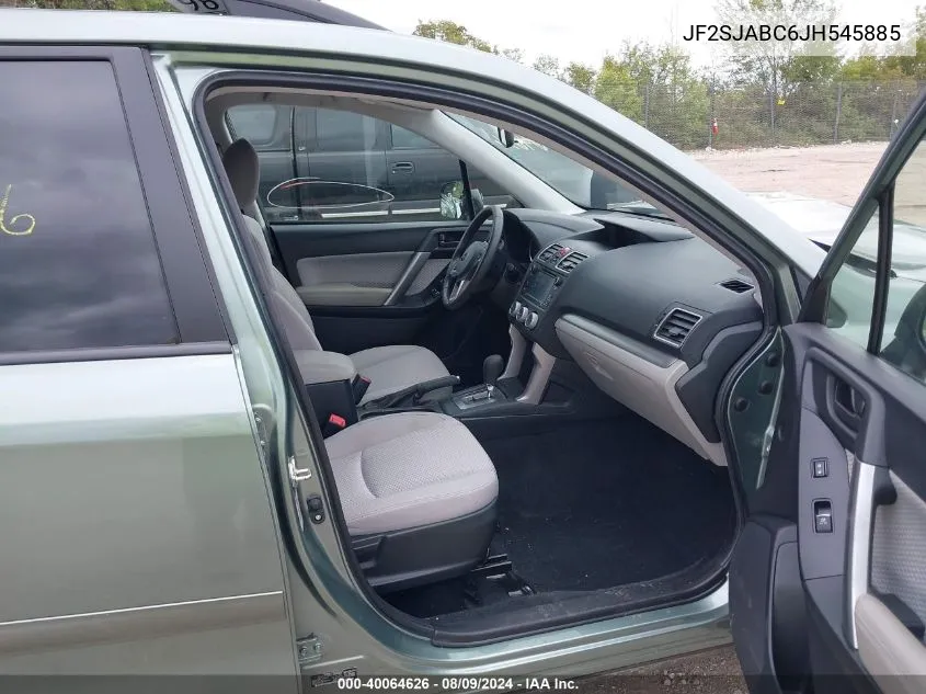 JF2SJABC6JH545885 2018 Subaru Forester 2.5I