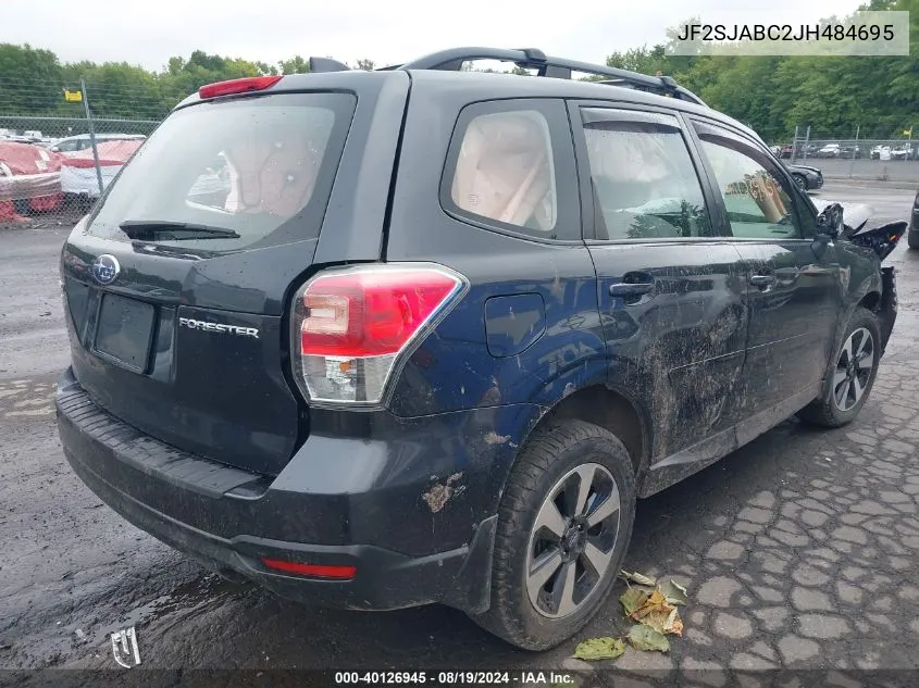 2018 Subaru Forester 2.5I VIN: JF2SJABC2JH484695 Lot: 40126945