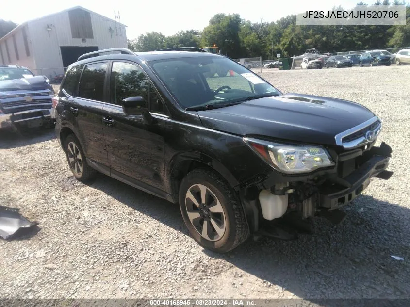 2018 Subaru Forester 2.5I Premium VIN: JF2SJAEC4JH520706 Lot: 40168945